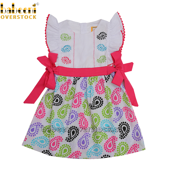 Unique paisley embroidered dress - BB1683